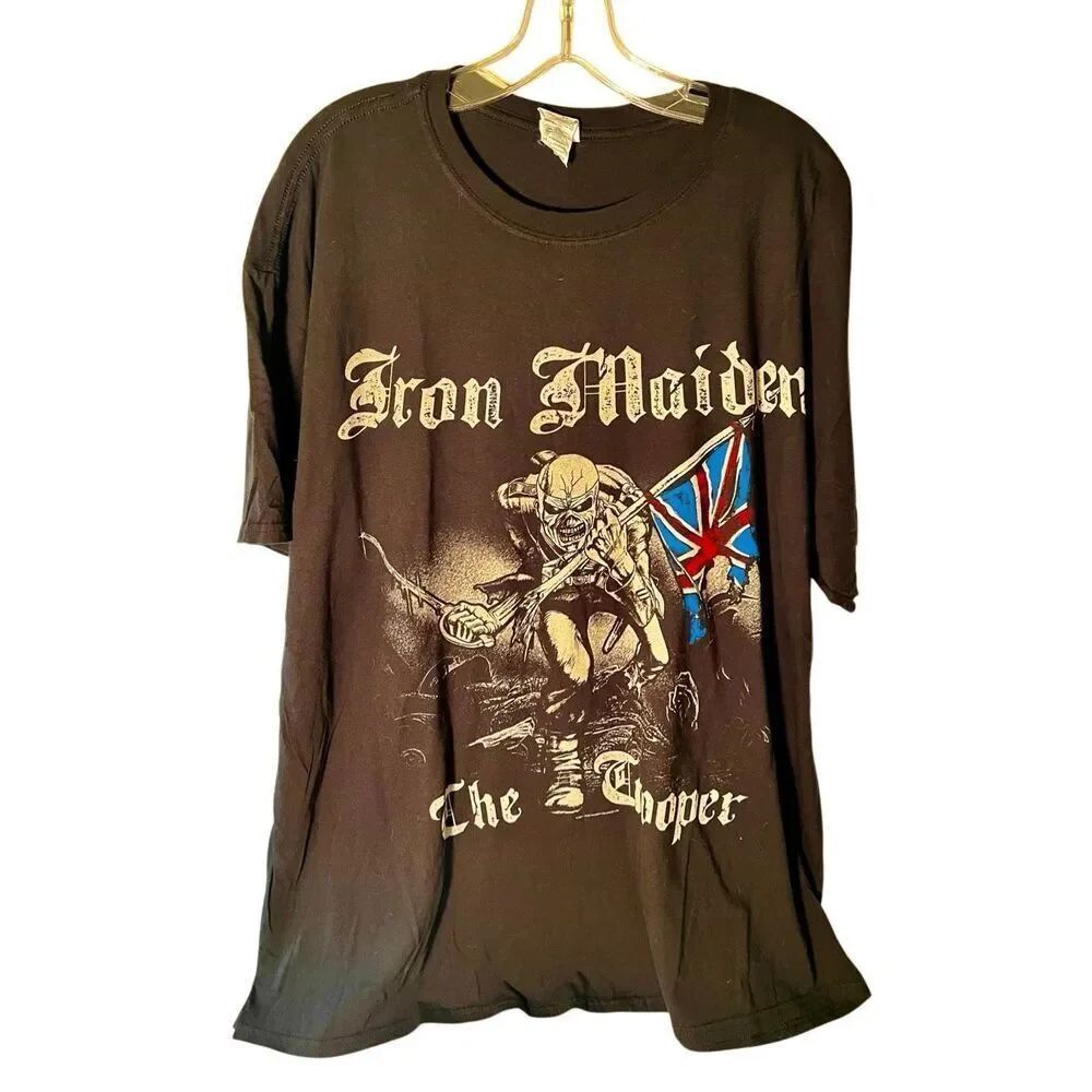 Vintage 2014 Iron Maiden T-Shirt The Trooper 2 Sided Graphics Size XL
